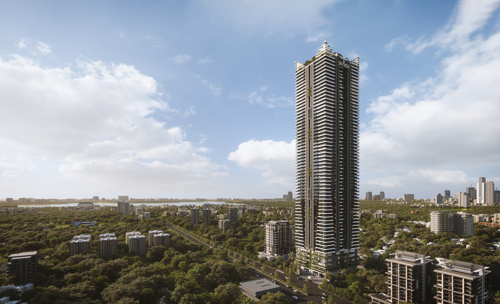 Skyven Residences luxury high-rise tower and amenities